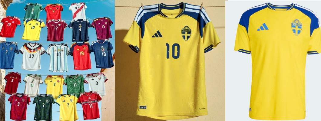 Adidas presenterar hemmatröjor för VM-landslaget 2026