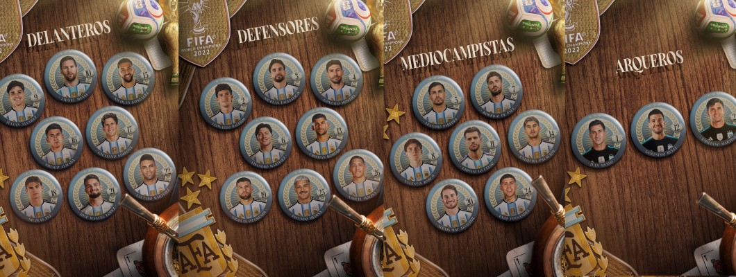 Argentinas trupp tillkännagiven, lyckligaste spelaren bekräftad