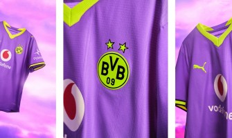 Borussia Dortmund har presenterat en lila tröja