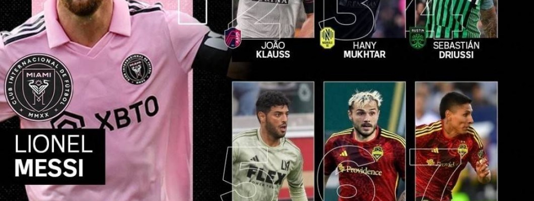 Första plats, Messi!