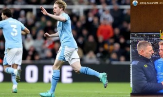Haaland uppmuntrar norrmannen att göra mål i Manchester City