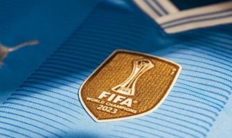 Manchester City-tröja med klubb-VM-element som ska visas på Goodison Park