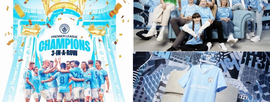 Manchester Citys hemmatröja för den nya säsongen