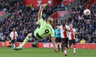 Underbar! Haaland slår in