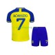 Fotbollströja Al-Nassr Ronaldo 7 Barn Hemmaställ 2022-2023 Kort ärm