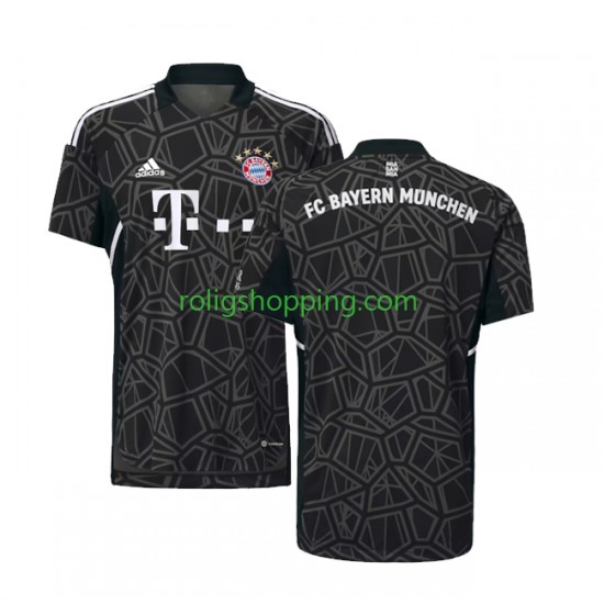 Fotbollströja FC Bayern München Målvakt Män Bortaställ 2022-2023 Kort ärm