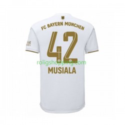 Fotbollströja FC Bayern München Musiala 42 Män Bortaställ 2022-2023 Kort ärm