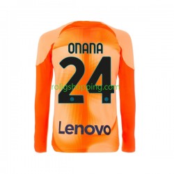 Fotbollströja Inter Milan Andre Onana 24 Målvakt Män Fjärdeställ 2022-2023 Lång ärm