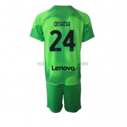 Fotbollströja Inter Milan Andre Onana 24 Målvakt Barn Tredjeställ 2022-2023 Kort ärm
