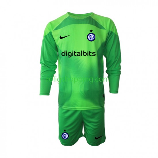 Fotbollströja Inter Milan Målvakt Barn Tredjeställ 2022-2023 Lång ärm