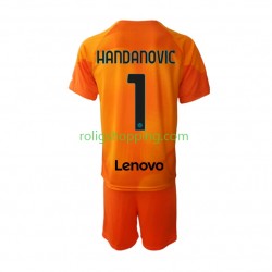 Fotbollströja Inter Milan Samir Handanovic 1 Målvakt Barn Fjärdeställ 2022-2023 Kort ärm