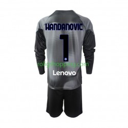 Fotbollströja Inter Milan Samir Handanovic 1 Målvakt Barn Hemmaställ 2022-2023 Lång ärm