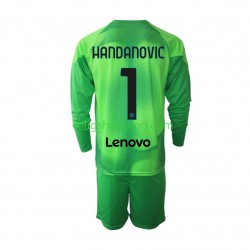 Fotbollströja Inter Milan Samir Handanovic 1 Målvakt Barn Tredjeställ 2022-2023 Lång ärm