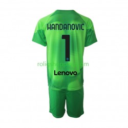 Fotbollströja Inter Milan Samir Handanovic 1 Målvakt Barn Tredjeställ 2022-2023 Kort ärm