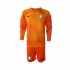 Fotbollströja Saudiarabien Målvakt Barn Bortaställ World Cup 2022 Lång ärm