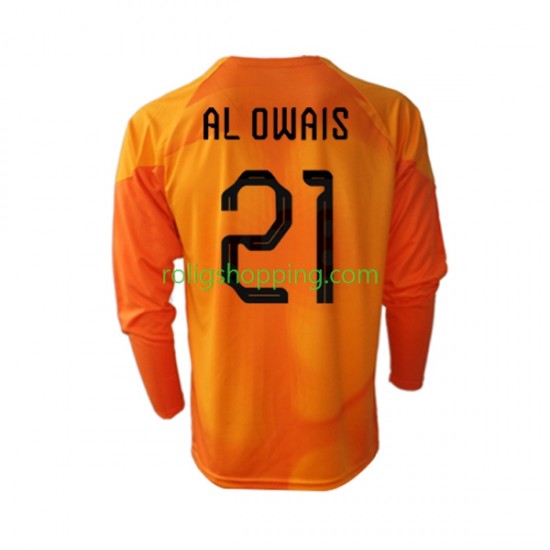 Fotbollströja Saudiarabien Mohammed Al-Owais 21 Målvakt Män Bortaställ World Cup 2022 Lång ärm