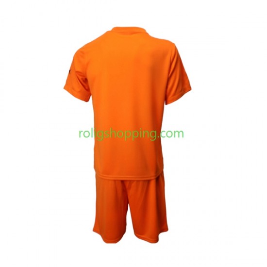 Fotbollströja Uruguay Målvakt Barn Bortaställ World Cup 2022 Kort ärm