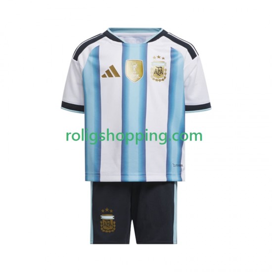Fotbollströja Argentina Barn Hemmaställ World Cup 2026 Kort ärm