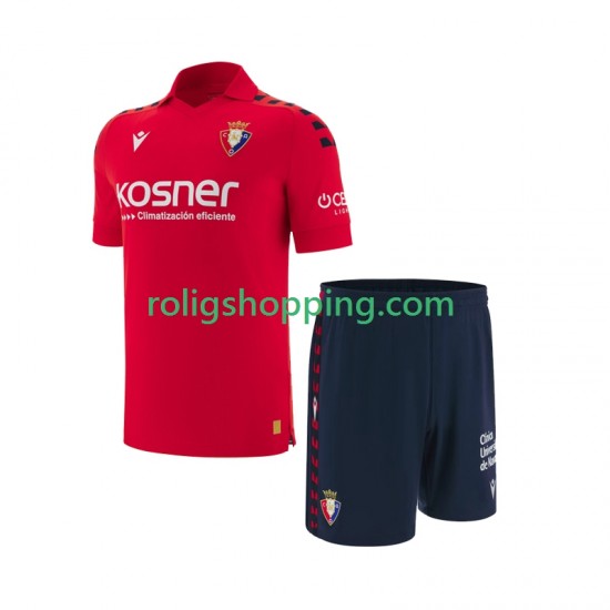 Fotbollströja CA Osasuna Barn Hemmaställ 2025-2026 Kort ärm