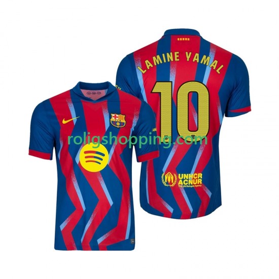 Fotbollströja FC Barcelona Lamine Yamal 10 Män Fjärdeställ 2025-2026 Kort ärm