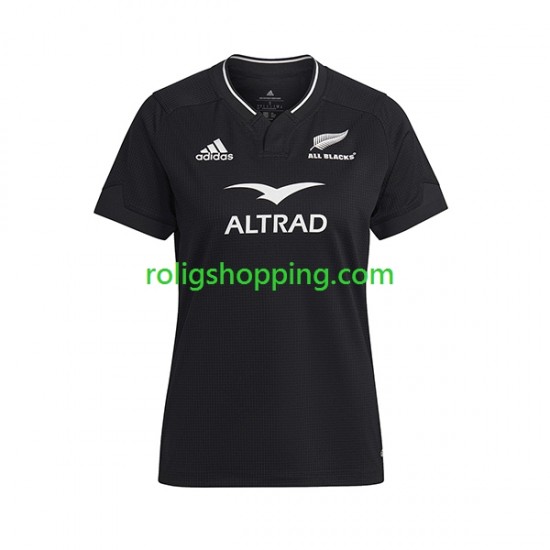 Rugbytröjor ALL BLACKS Kvinnor Hemmaställ 2023 Kort ärm