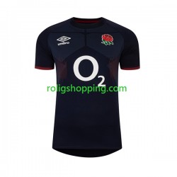 Rugbytröjor England Män Bortaställ 2024 Kort ärm