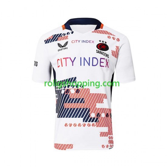Rugbytröjor Saracens Män Bortaställ 2023 Kort ärm