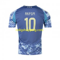 Fotbollströja AFC Ajax Chuba Akpom 10 Män Bortaställ 2024-2025 Kort ärm