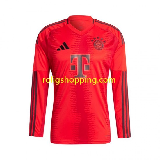 Fotbollströja FC Bayern München Män Hemmaställ 2024-2025 Lång ärm