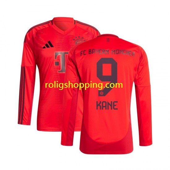 Fotbollströja FC Bayern München Kane 9 Män Hemmaställ 2024-2025 Lång ärm