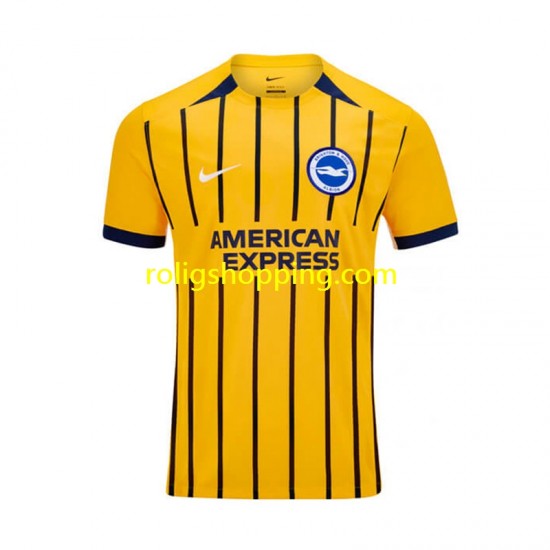 Fotbollströja Brighton Hove Albion Män Bortaställ 2024-2025 Kort ärm