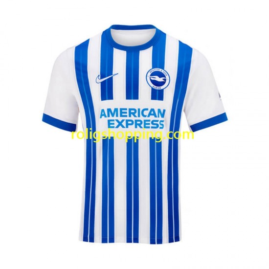 Fotbollströja Brighton Hove Albion Män Hemmaställ 2024-2025 Kort ärm