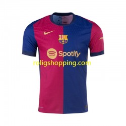 Fotbollströja FC Barcelona Män Hemmaställ 2024-2025 Kort ärm