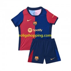 Fotbollströja FC Barcelona Barn Hemmaställ 2024-2025 Kort ärm