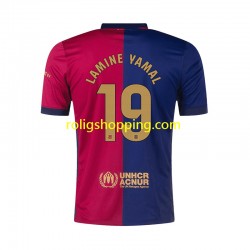 Fotbollströja FC Barcelona Lamine Yamal 19 Män Hemmaställ 2024-2025 Kort ärm