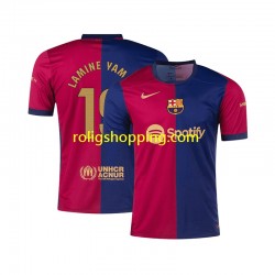 Fotbollströja FC Barcelona Lamine Yamal 19 Män Hemmaställ 2024-2025 Kort ärm