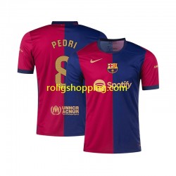Fotbollströja FC Barcelona PEDRI 8 Män Hemmaställ 2024-2025 Kort ärm