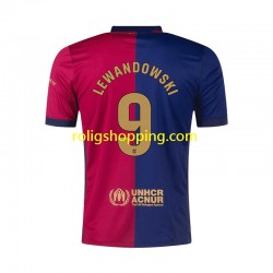 Fotbollströja FC Barcelona Robert Lewandowski 9 Män Hemmaställ 2024-2025 Kort ärm