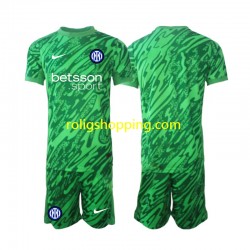 Fotbollströja Inter Milan Målvakt Barn Hemmaställ 2024-2025 Kort ärm