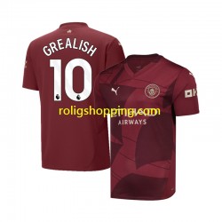 Fotbollströja Manchester City Jack Grealish 10 Män Tredjeställ 2024-2025 Kort ärm