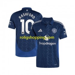 Fotbollströja Manchester United Marcus Rashford 10 Män Bortaställ 2024-2025 Kort ärm