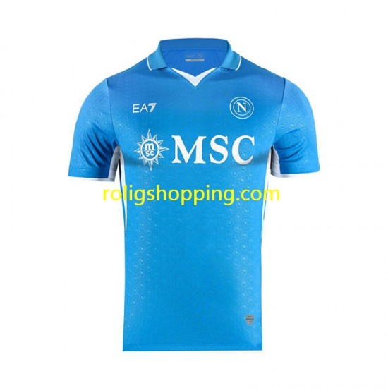 Fotbollströja SSC Napoli Män Hemmaställ 2024-2025 Kort ärm