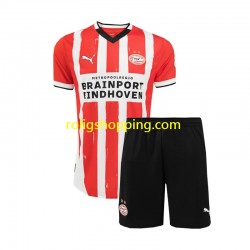 Fotbollströja PSV Eindhoven Barn Hemmaställ 2024-2025 Kort ärm