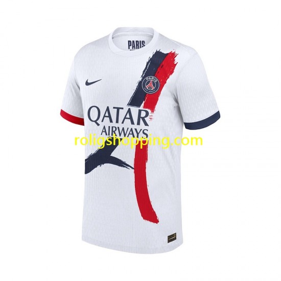 Fotbollströja Paris Saint-Germain Män Bortaställ 2024-2025 Kort ärm