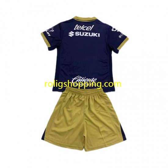 Fotbollströja Pumas UNAM Barn Bortaställ 2024-2025 Kort ärm