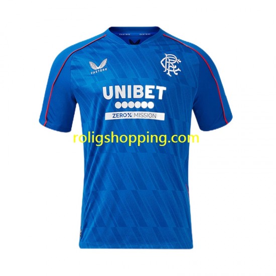 Fotbollströja Rangers Män Hemmaställ 2024-2025 Kort ärm