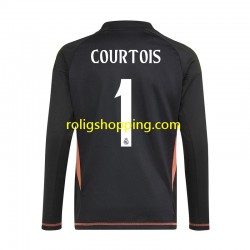Fotbollströja Real Madrid Thibaut Courtois 1 Målvakt Män Bortaställ 2024-2025 Kort ärm