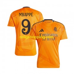 Fotbollströja Real Madrid Kylian Mbappé 9 Män Bortaställ 2024-2025 Kort ärm