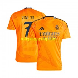 Fotbollströja Real Madrid VINI JR 7 Män Bortaställ 2024-2025 Kort ärm
