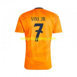 Fotbollströja Real Madrid VINI JR 7 Män Bortaställ 2024-2025 Kort ärm